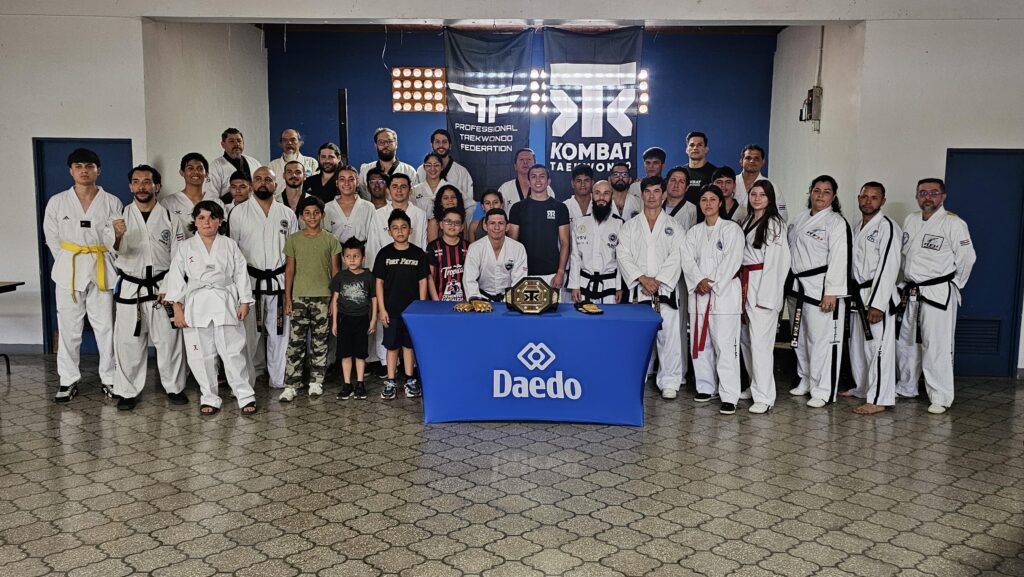 Segundo Seminario Introductorio de Kombat Taekwondo Une a Más de 40 Practicantes en La Garita de Alajuela, Costa Rica