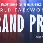 Gráficas del tercer día de competencia, Roma 2026 World Taekwondo Grand Prix (W. -49 kg., M. -58 kg.)