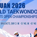 Gráficas del tercer día de competencia, 2026 Taiyuan World Taekwondo Women’s Open Championships (W. -57 kg., W. -67 kg.)