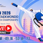 Aquí puedes ver las peleas del día 2 del World Taekwondo Women’s Open Championships, Taiyuan 2026